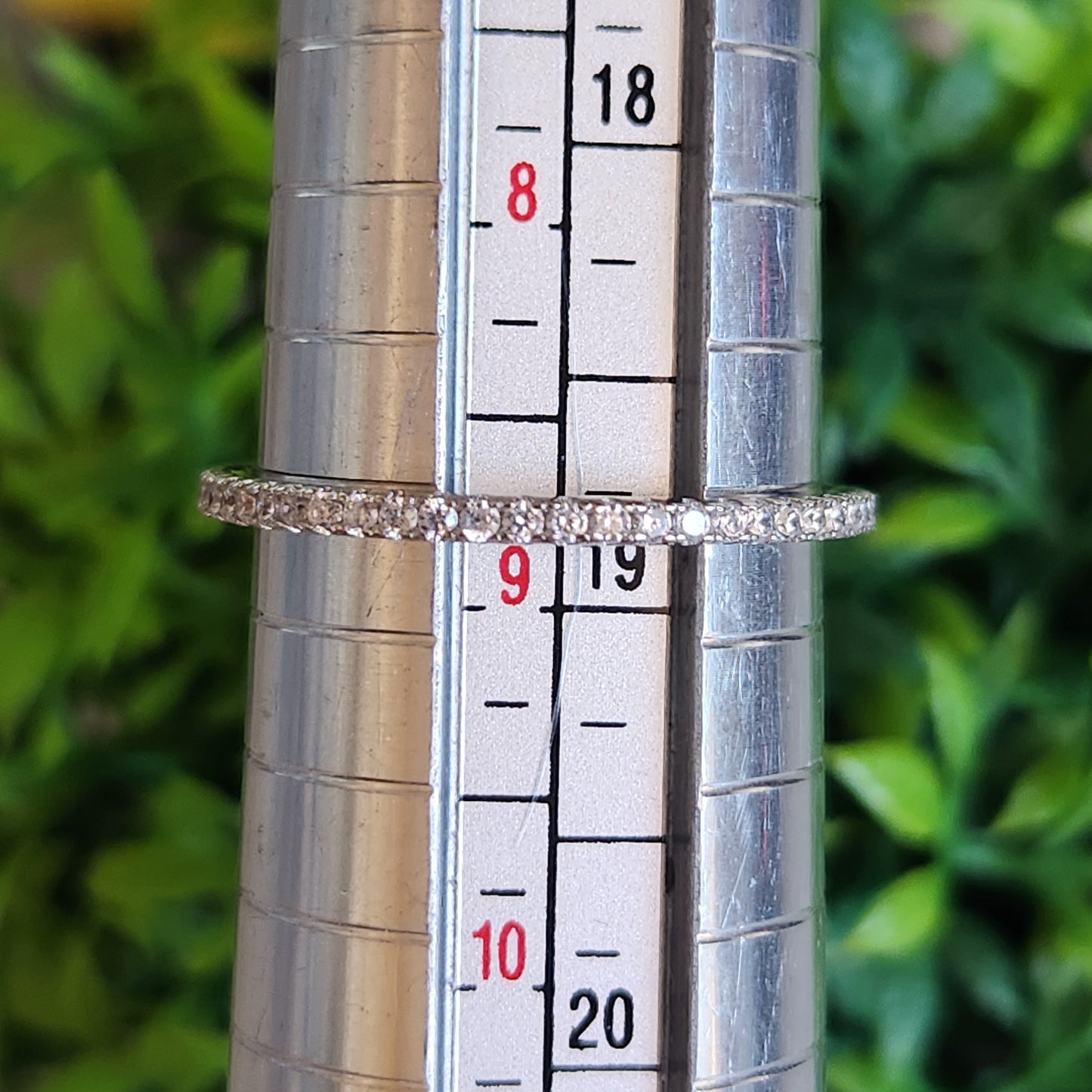 925 Sterling Silver Full Eternity CZ Ring