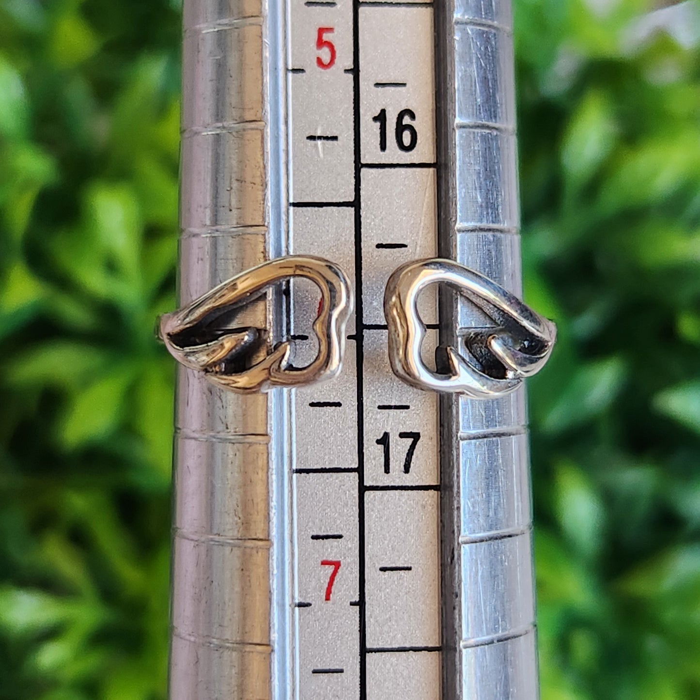 925 Sterling Silver Angel Wings Ring