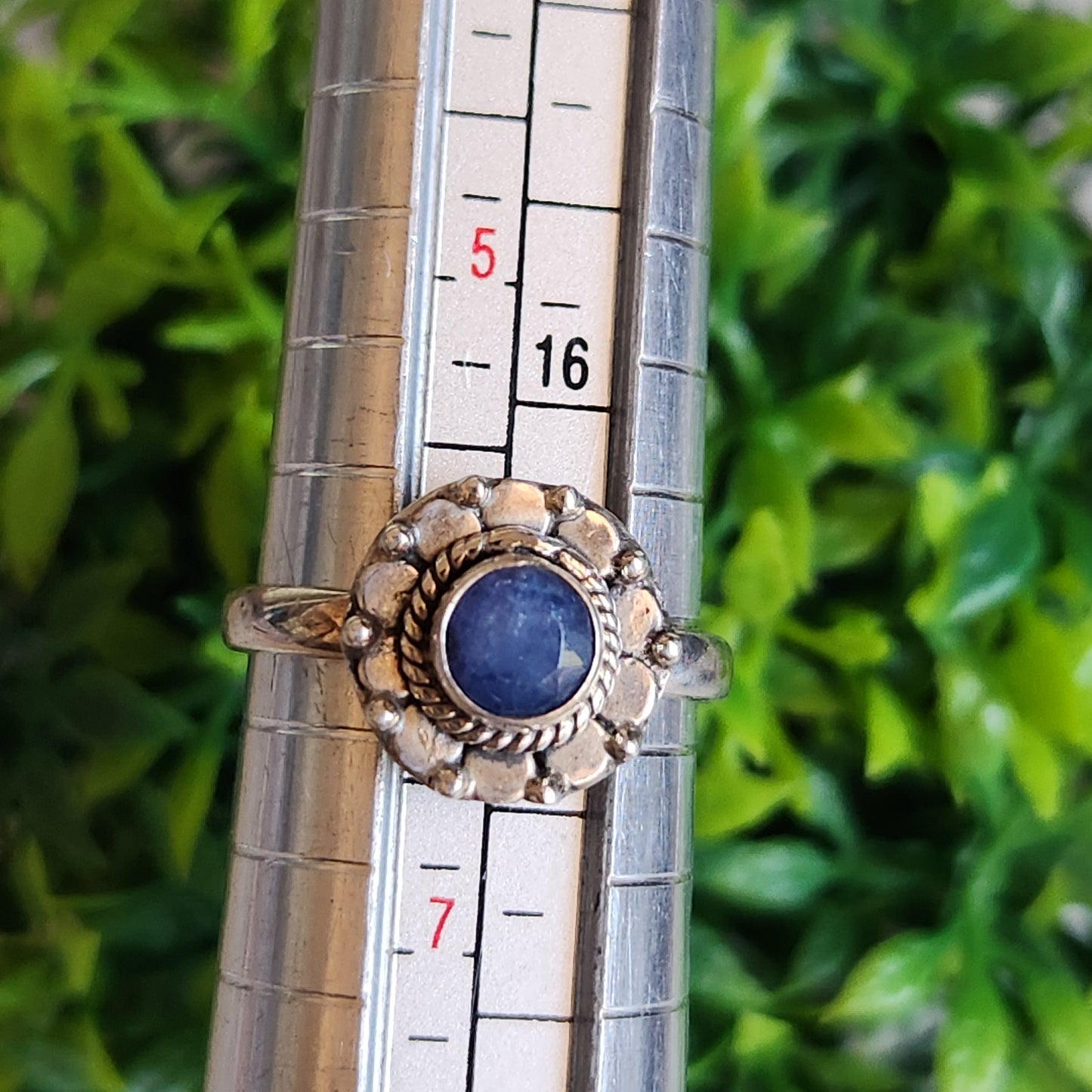 925 Sterling Silver Sapphire Ring