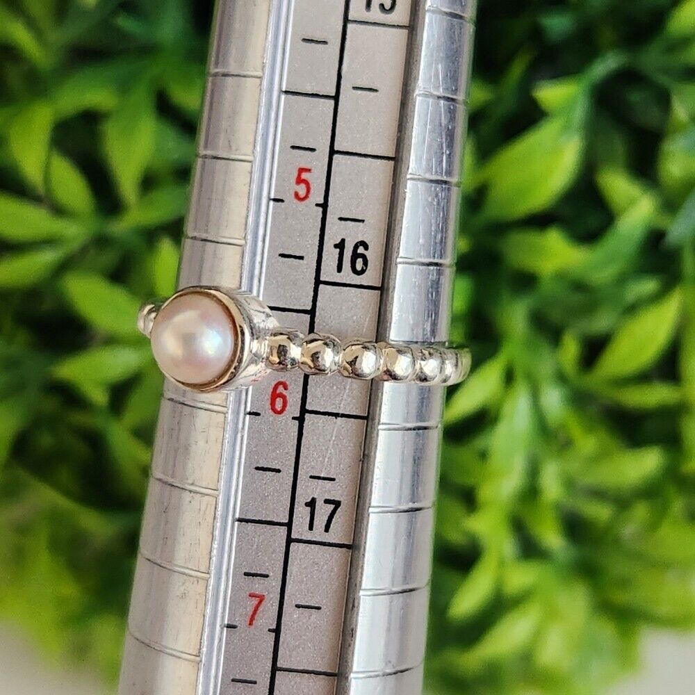 925 Sterling Silver Pearl Ring