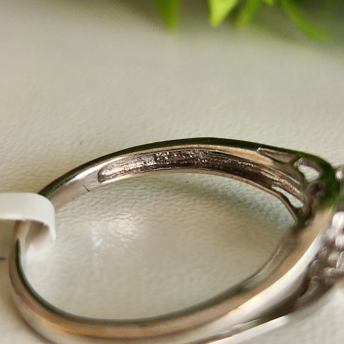 925 Sterling Silver Heart CZ Ring