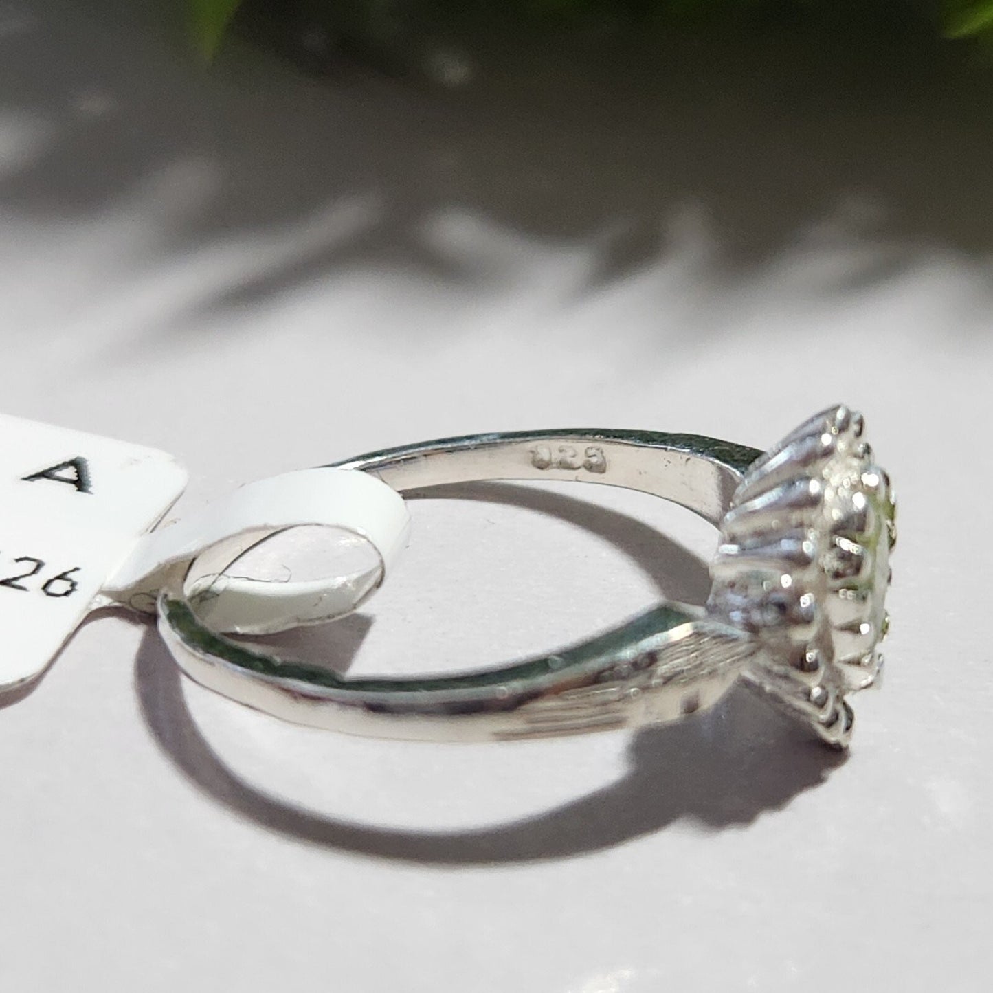 925 Sterling Silver Peridot Ring