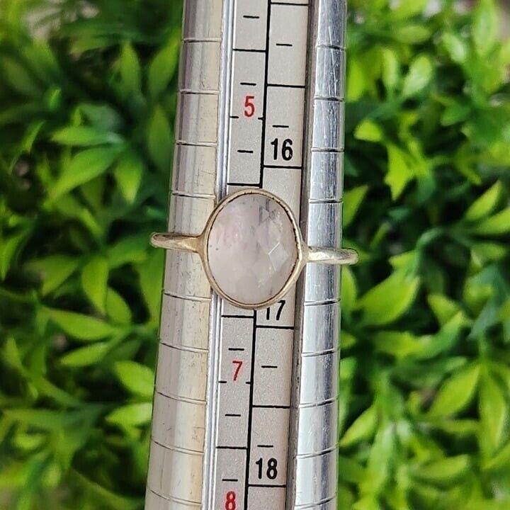 925 Sterling Silver Rose Quartz Ring
