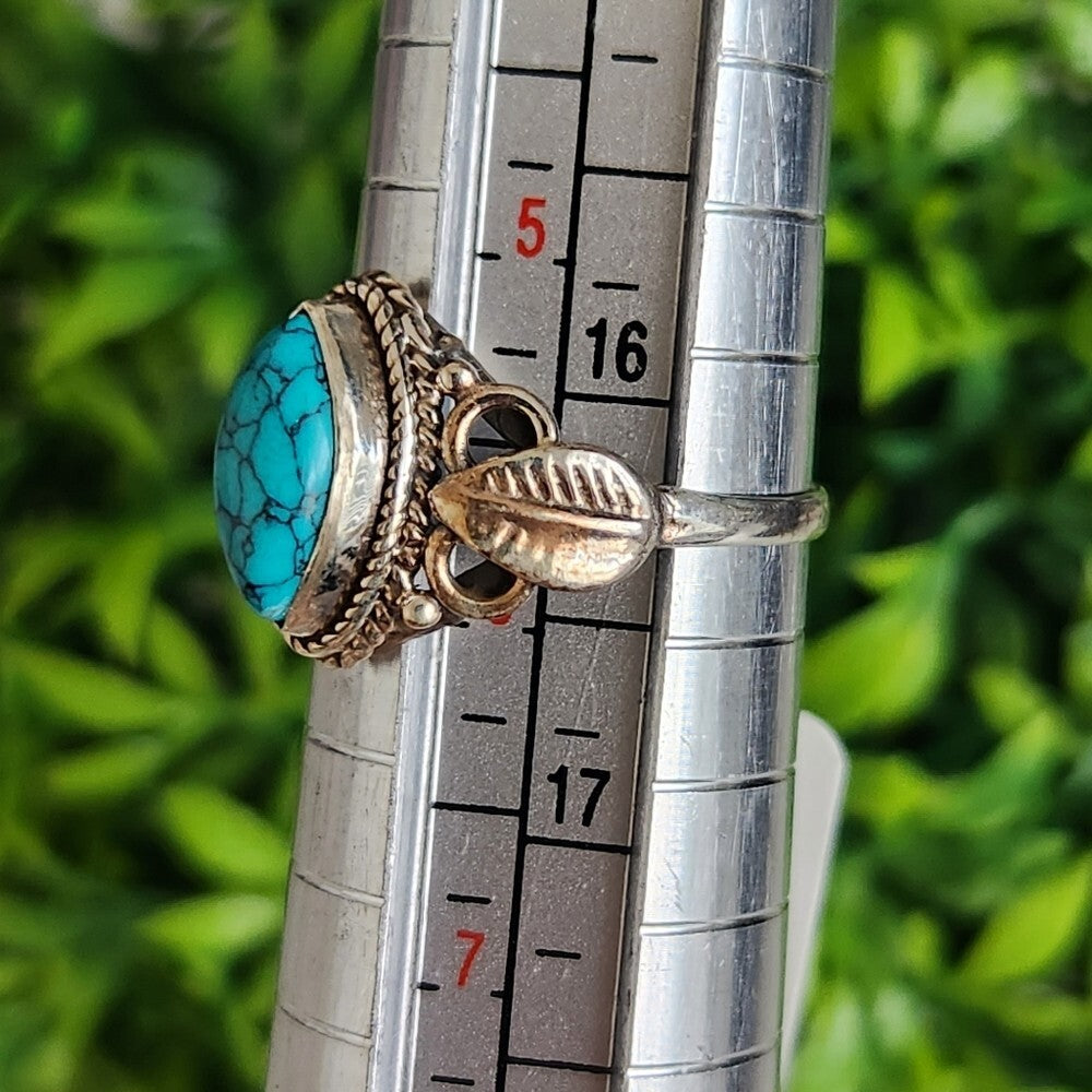 925 Sterling Silver Tuquoise Ring