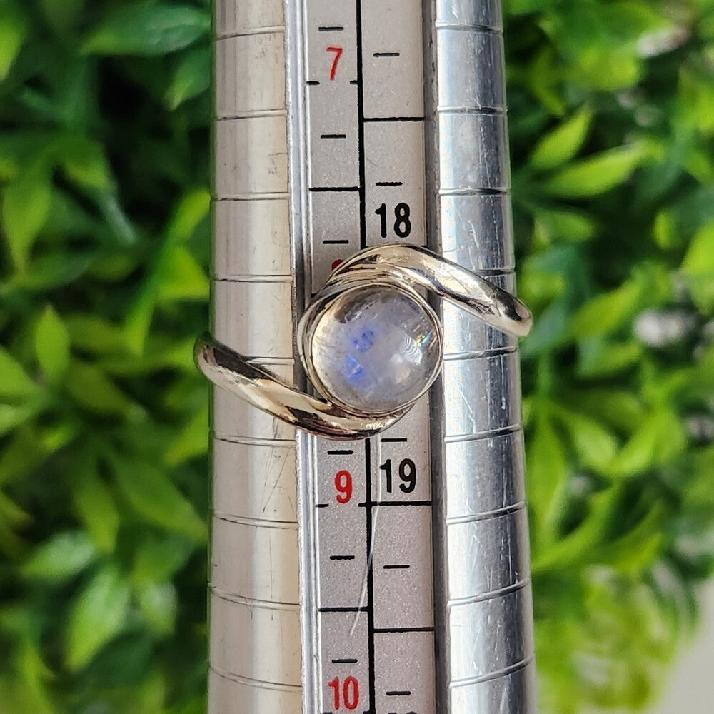925 Sterling Silver Moonstone Ring