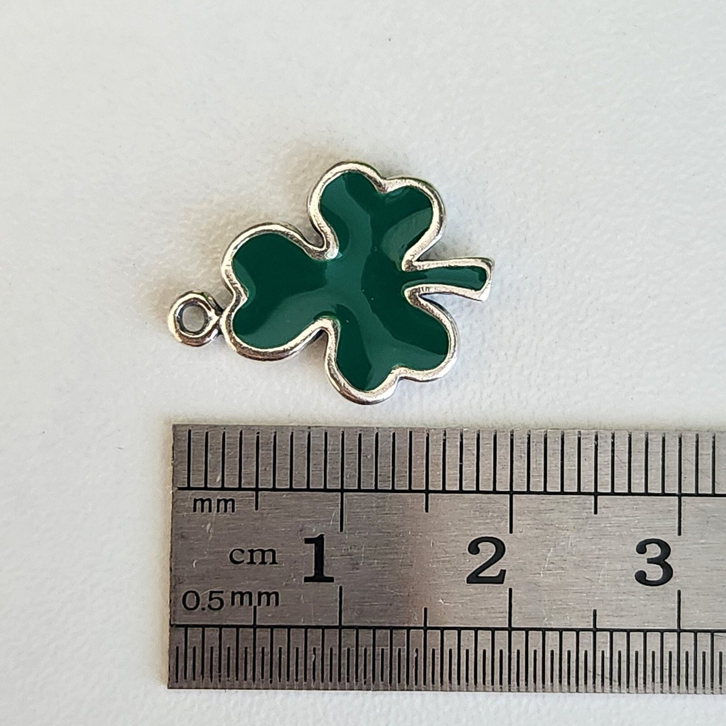 925 Sterling Silver Lucky Clover Charm