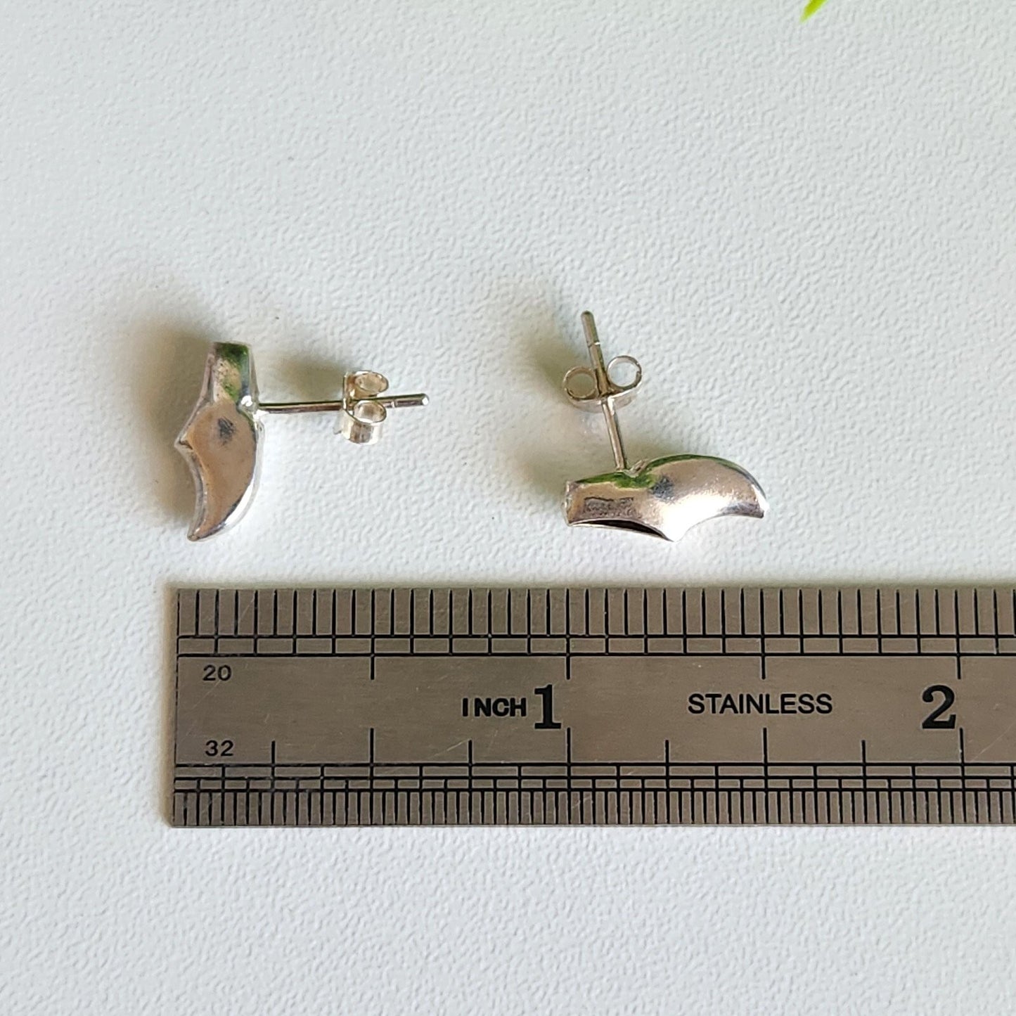 925 Sterling Silver Vintage Clogs Stud Earrings