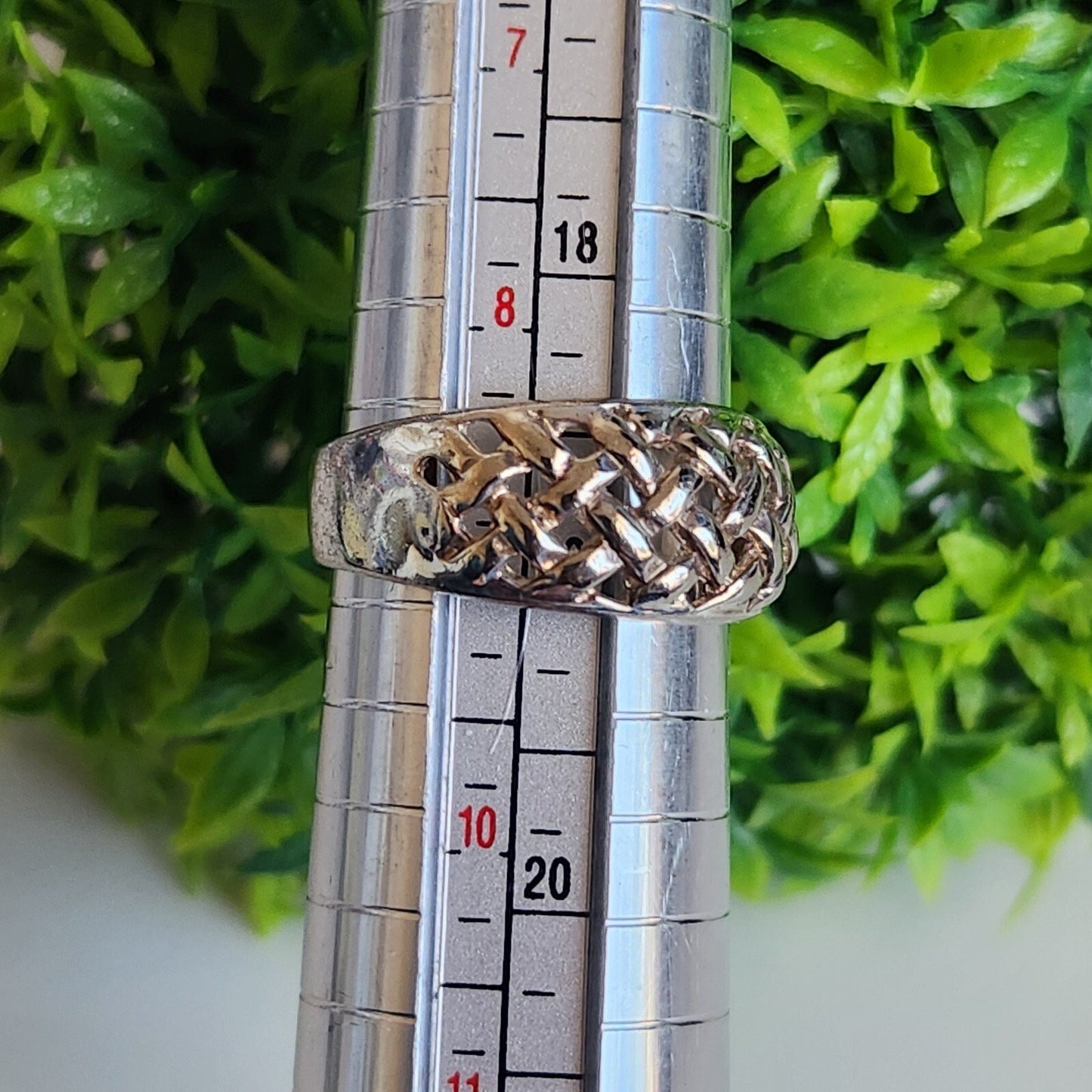 925 Sterling Silver Weaved Ring
