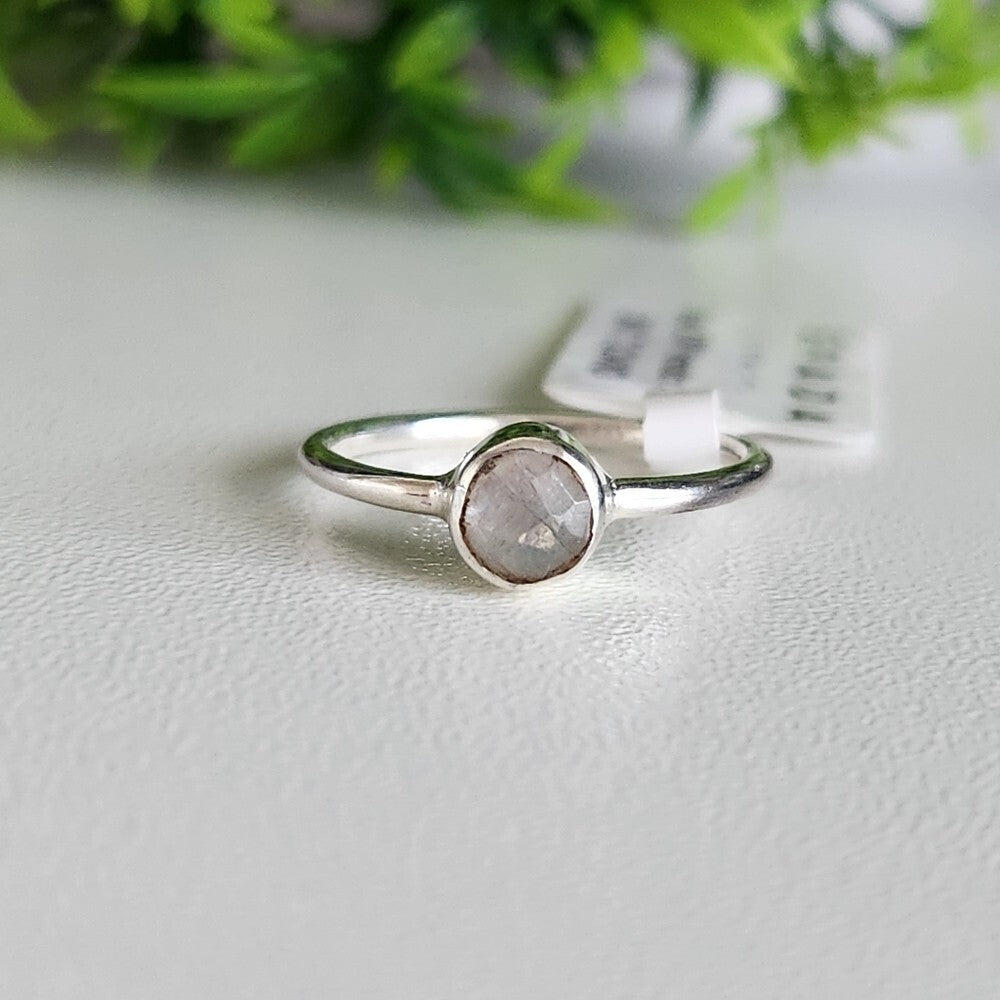 925 Sterling Silver Moonstone Ring
