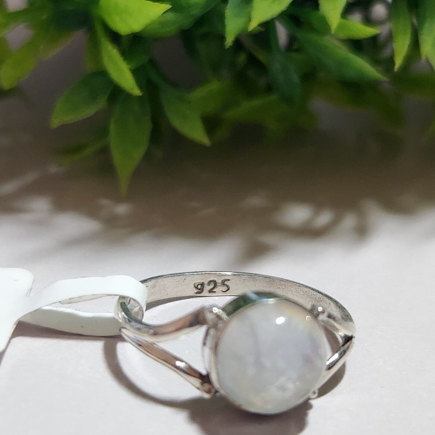 925 Sterling Silver Moonstone Ring