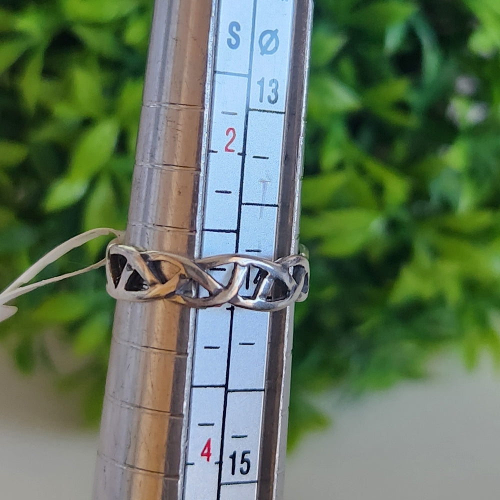 925 Sterling Silver Knotted Toe Ring