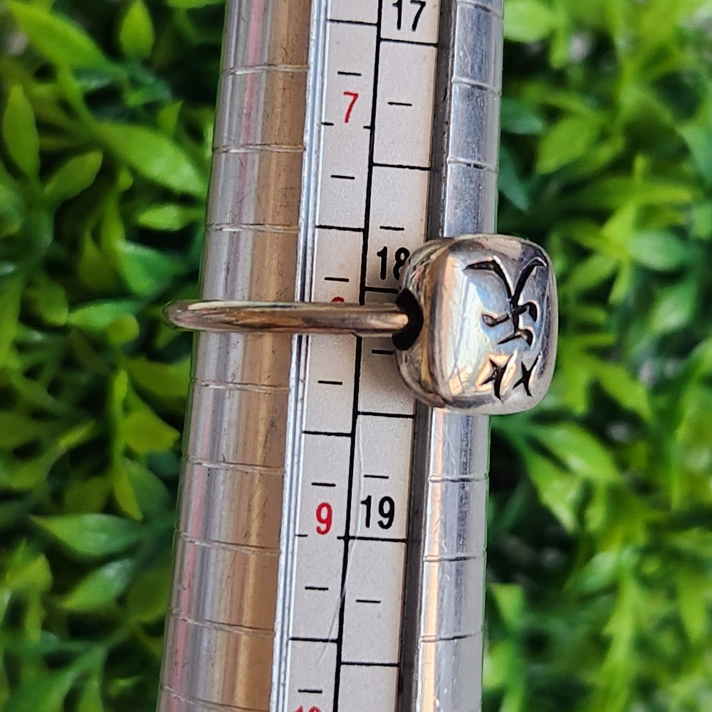 925 Sterling Silver Laughter Flipper Ring