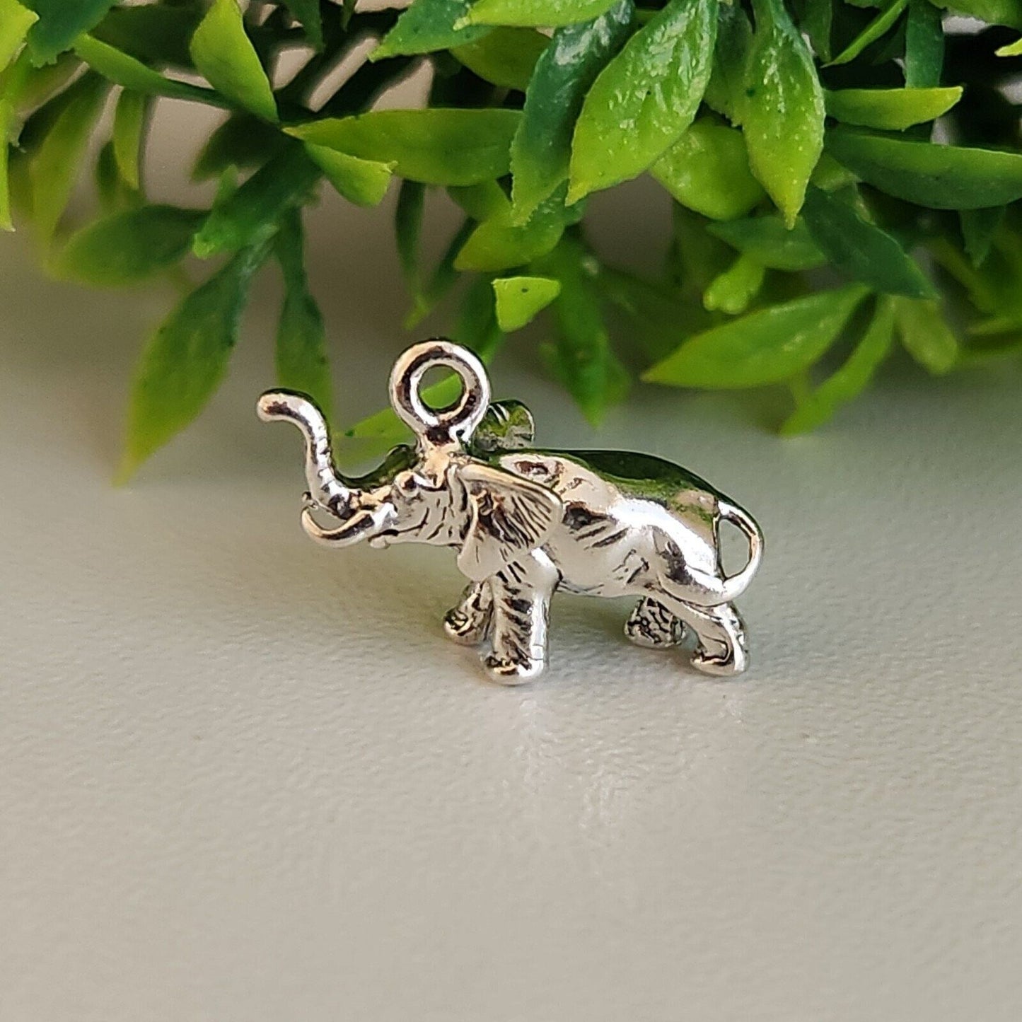 925 Sterling Silver Elephant Charm