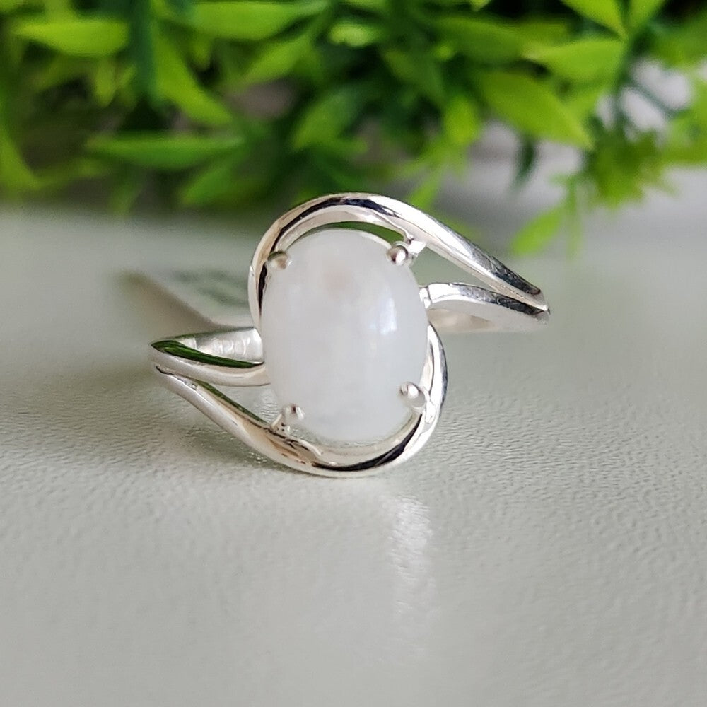 925 Sterling Silver Moonstone Ring