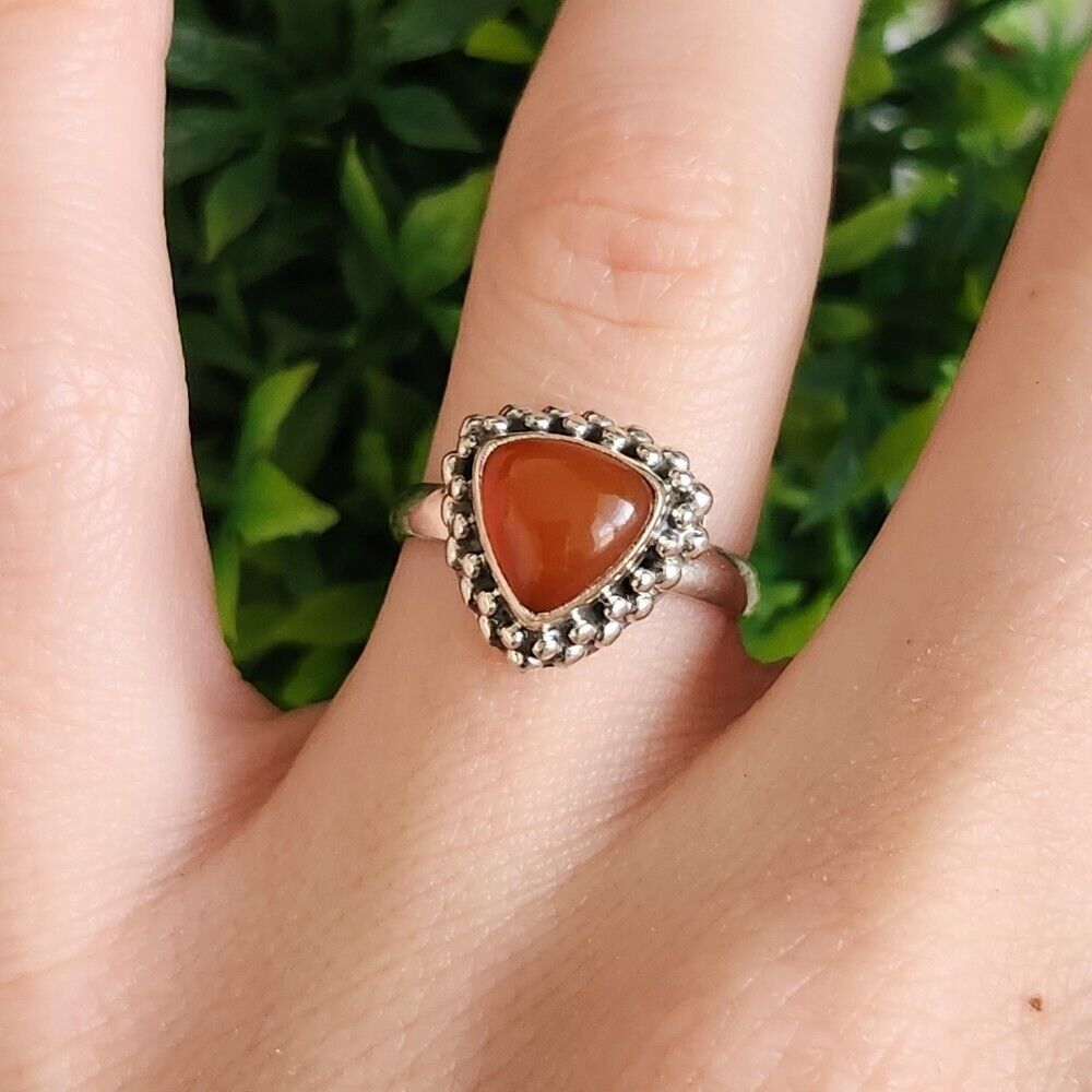 925 Sterling Silver Citrine Ring