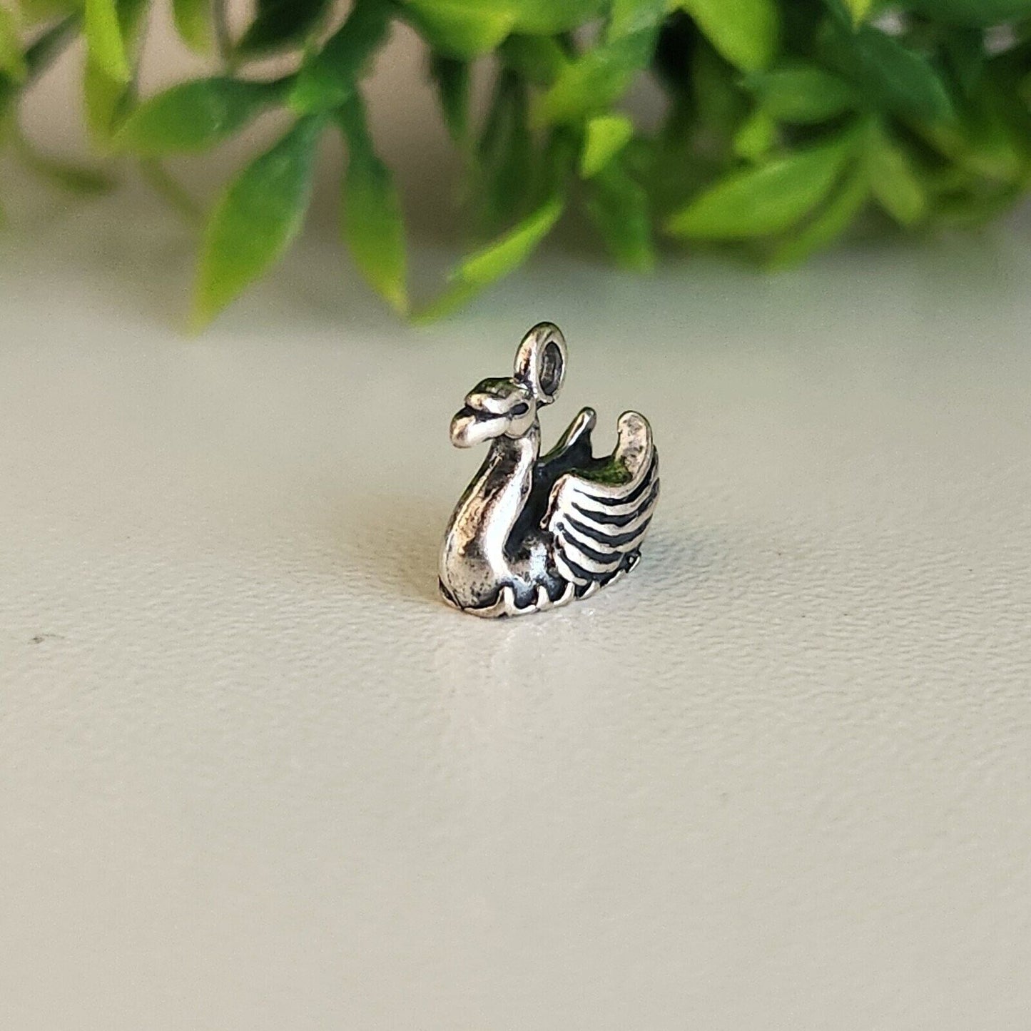 925 Sterling Silver Swan Charm