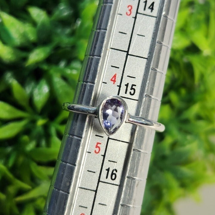 925 Sterling Silver Pale Amethyst Ring