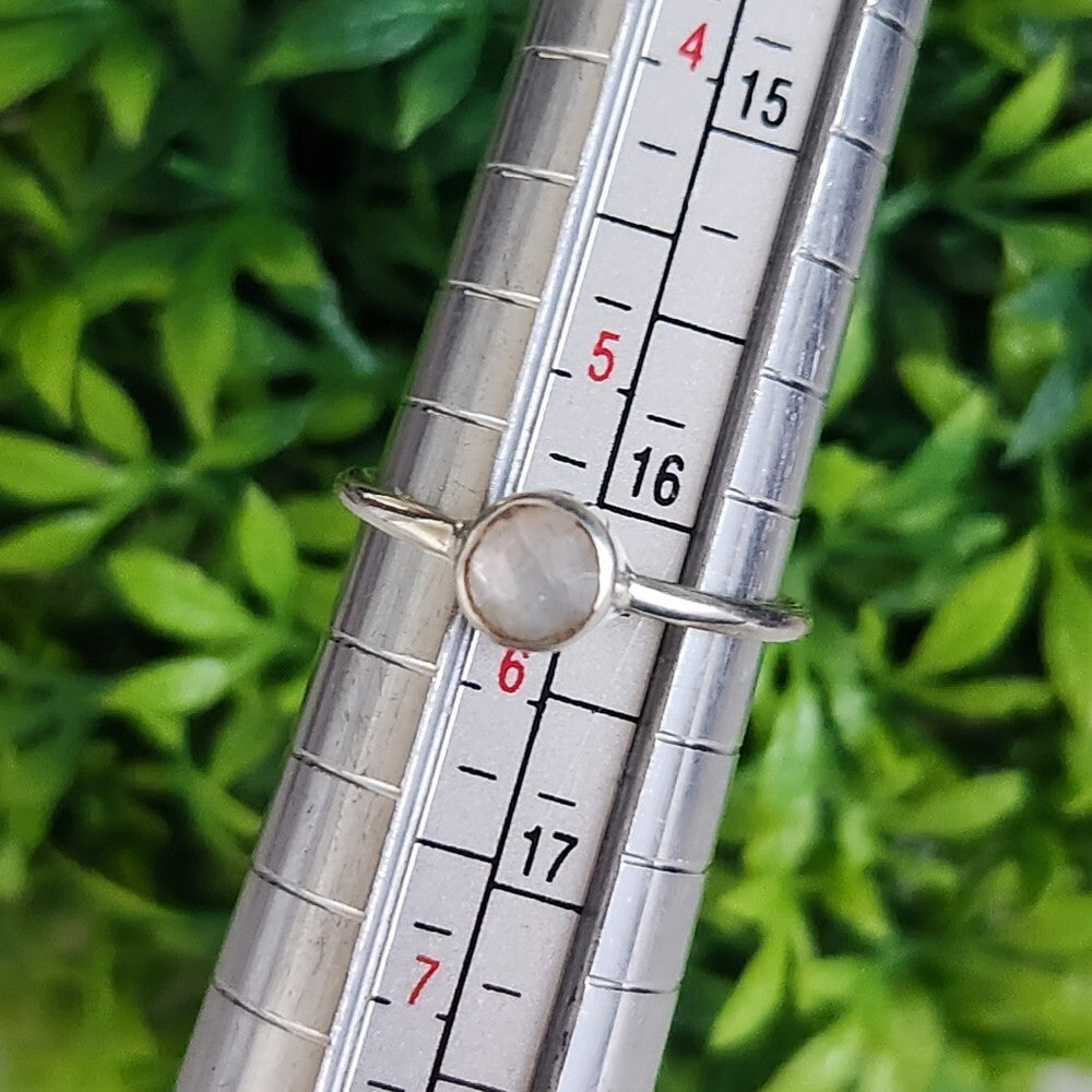 925 Sterling Silver Moonstone Ring