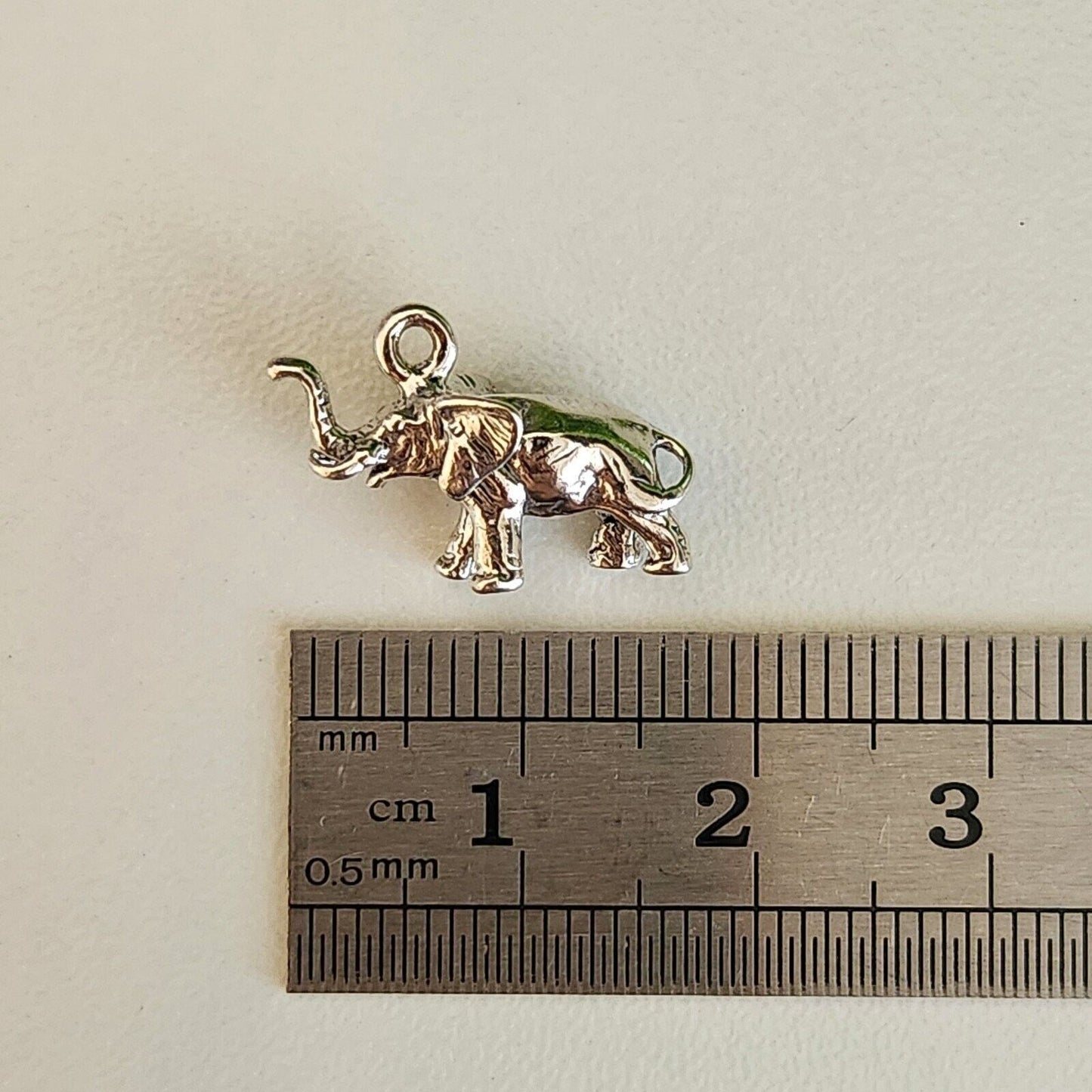 925 Sterling Silver Elephant Charm