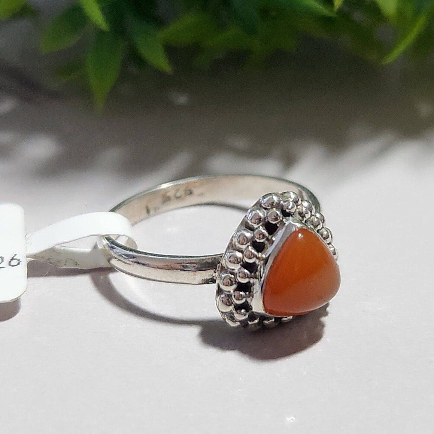 925 Sterling Silver Citrine Ring