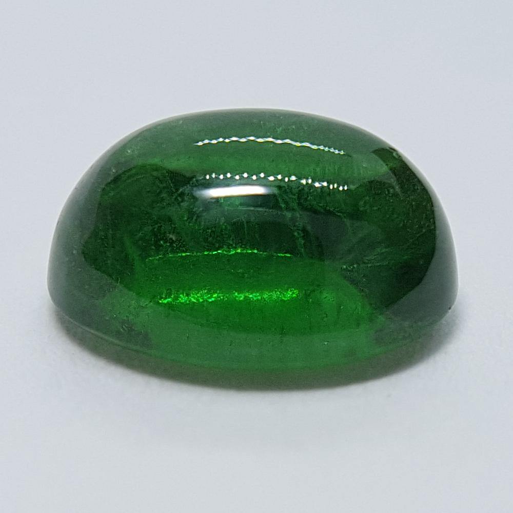 Tsavorite - 2.78ct Oval Cabochon Gemstone - Spada Diamonds