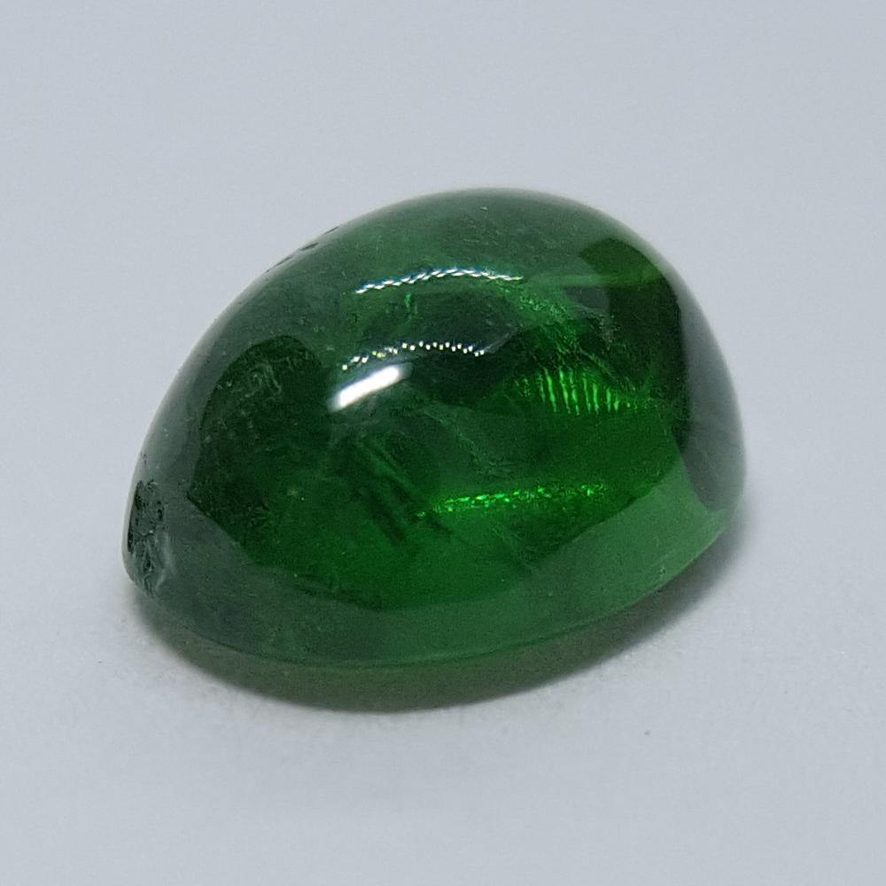 Tsavorite - 2.78ct Oval Cabochon Gemstone - Spada Diamonds