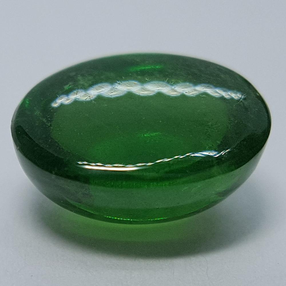 Tsavorite - 2.78ct Oval Cabochon Gemstone - Spada Diamonds