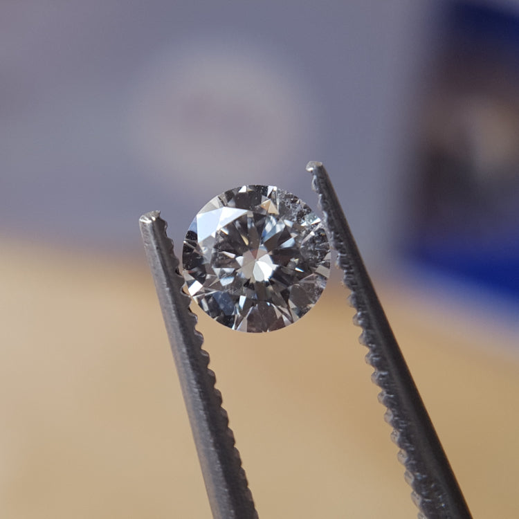 Natural 0.33ct G VVS2 Round Brilliant Diamond
