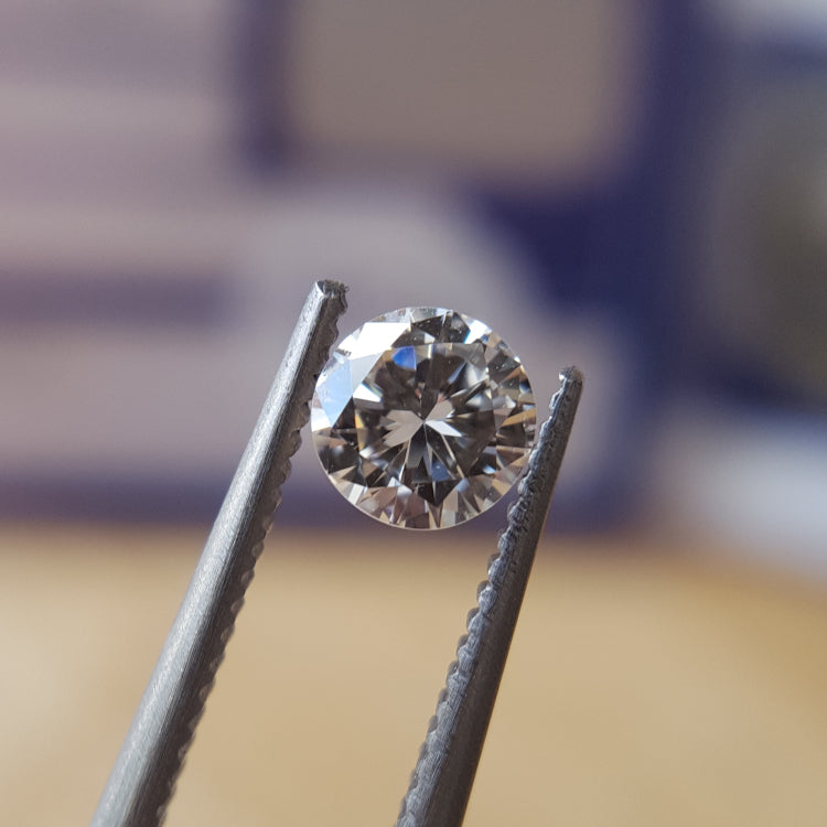 Natural 0.33ct I VS1 Round Brilliant Diamond