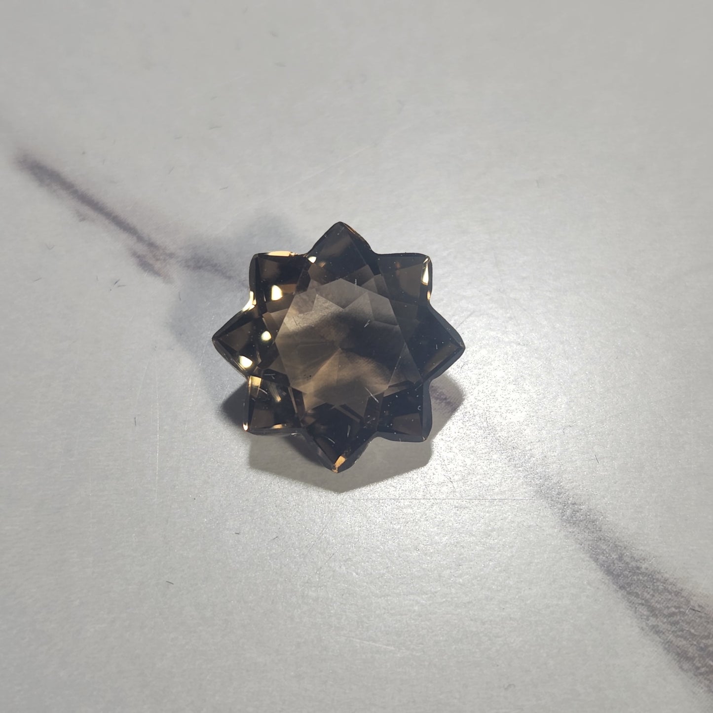 Smoky Quartz - 9.92ct Star Gemstone