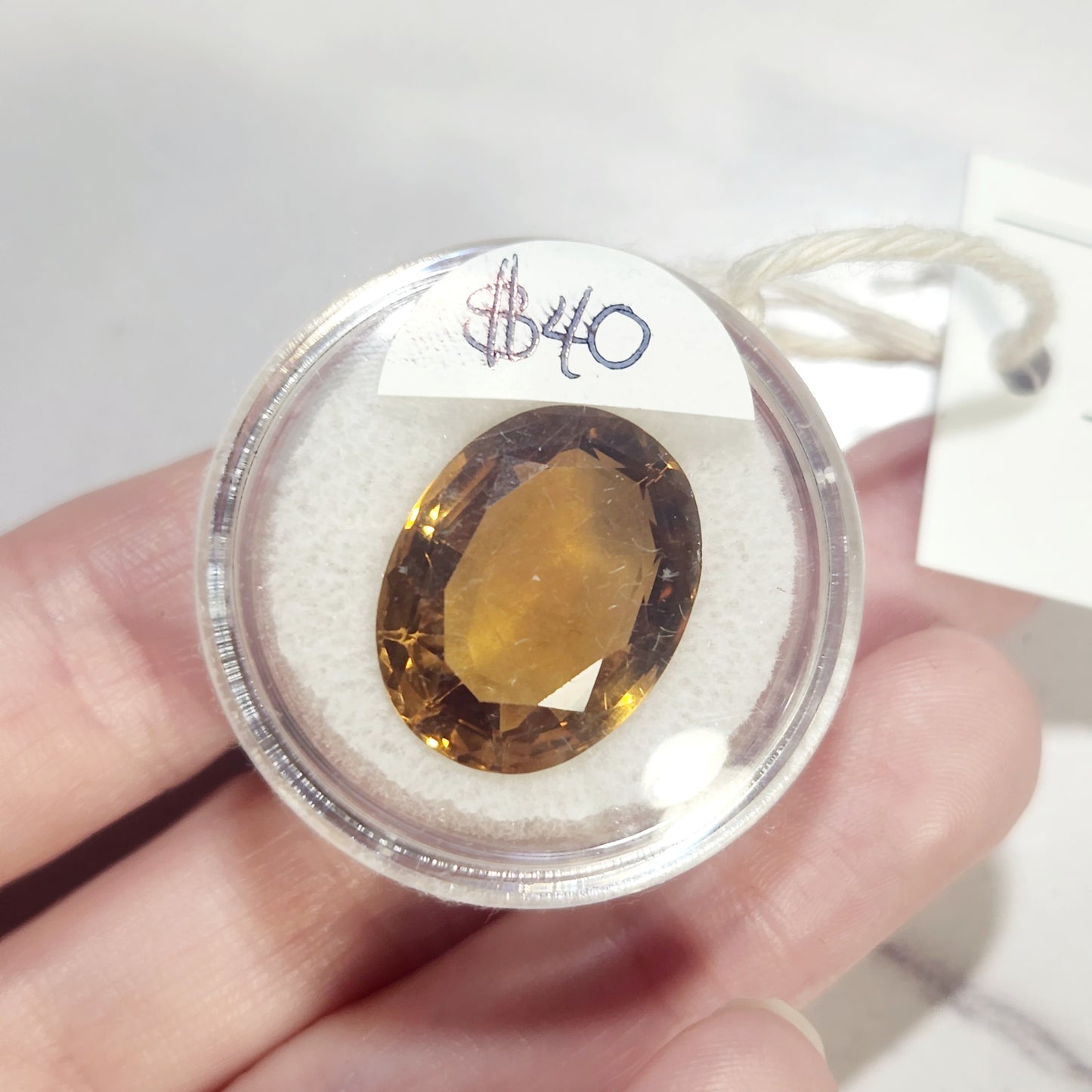 Citrine - 12.70ct Oval Gemstone