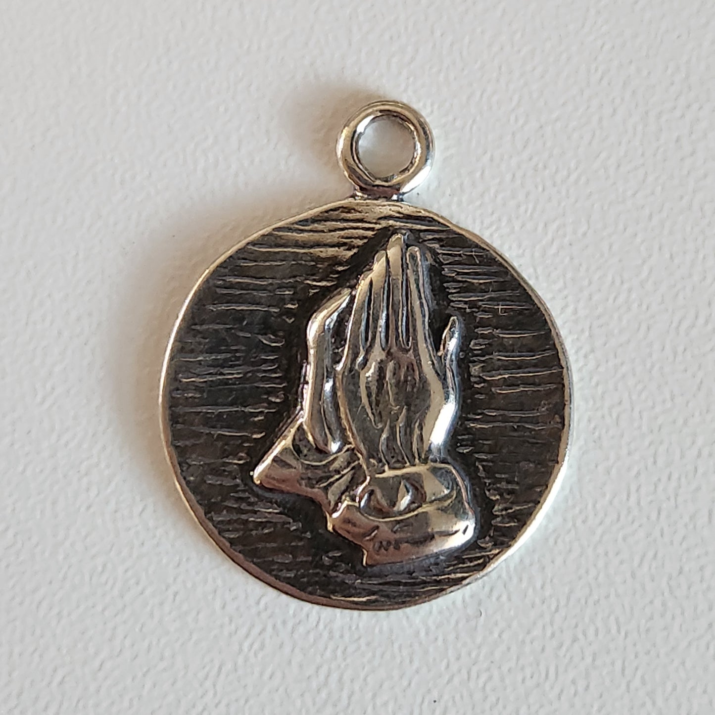 925 Sterling Silver Praying Hands Charm