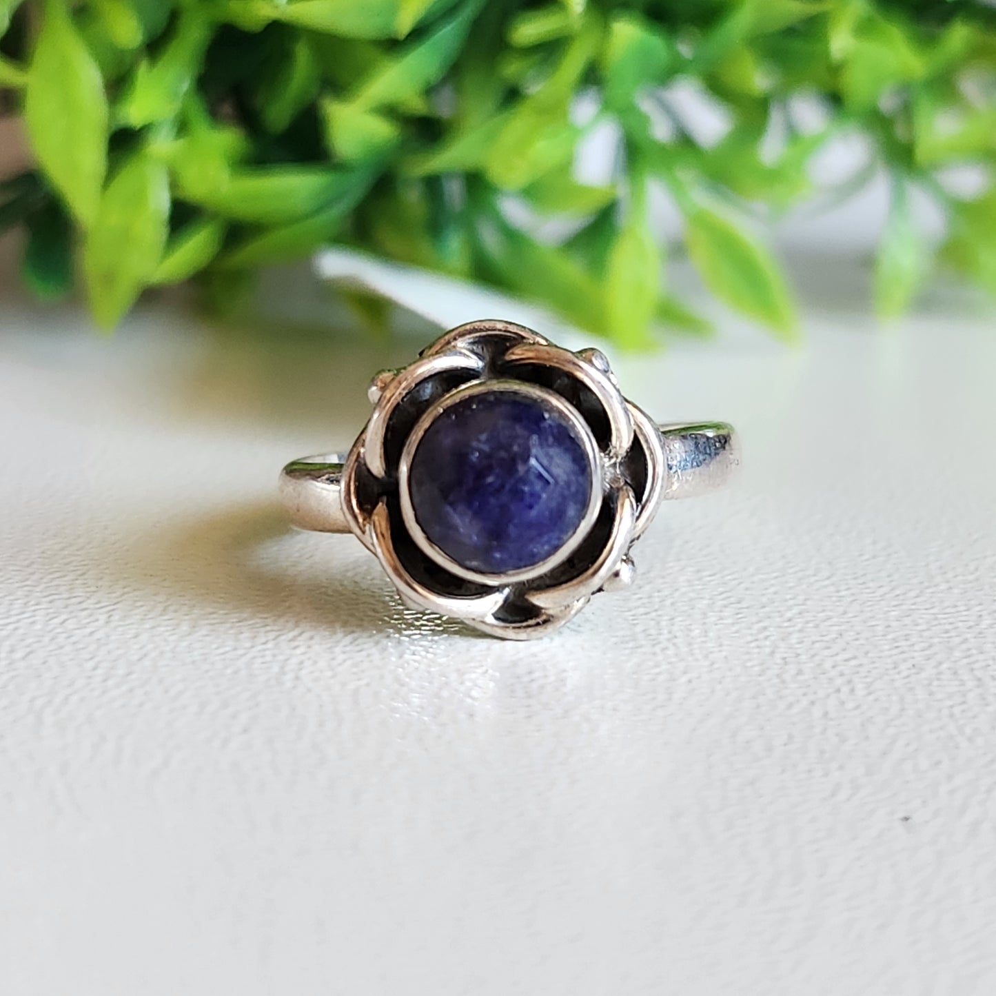 925 Sterling Silver Sapphire Ring