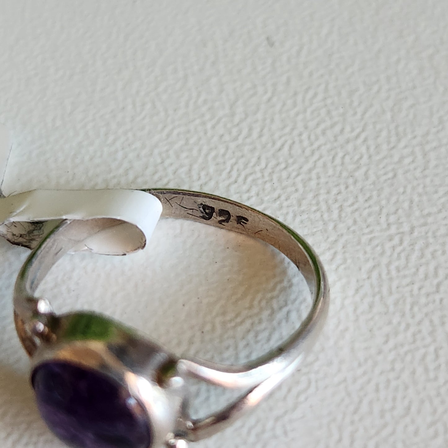 925 Sterling Silver Amethyst Ring