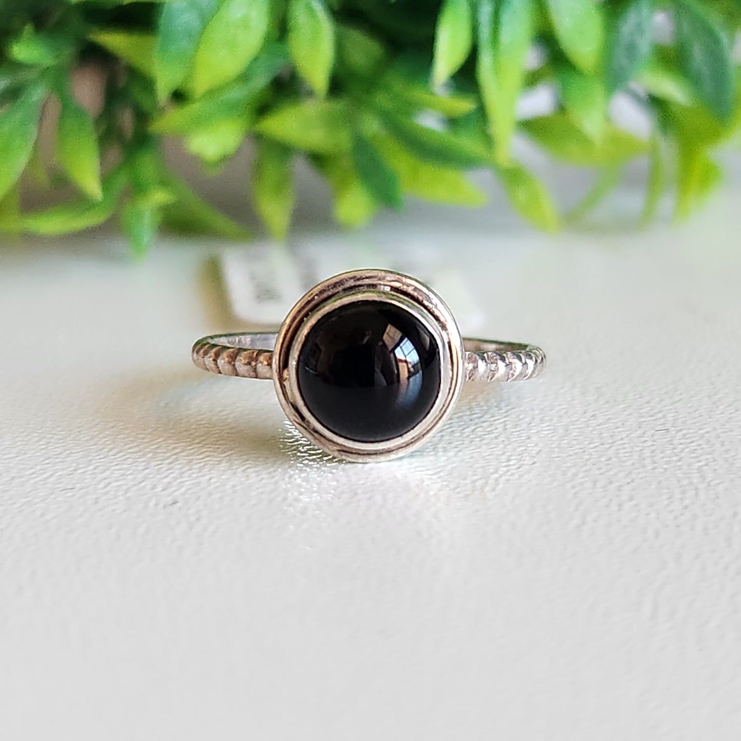 925 Sterling Silver Onyx Ring
