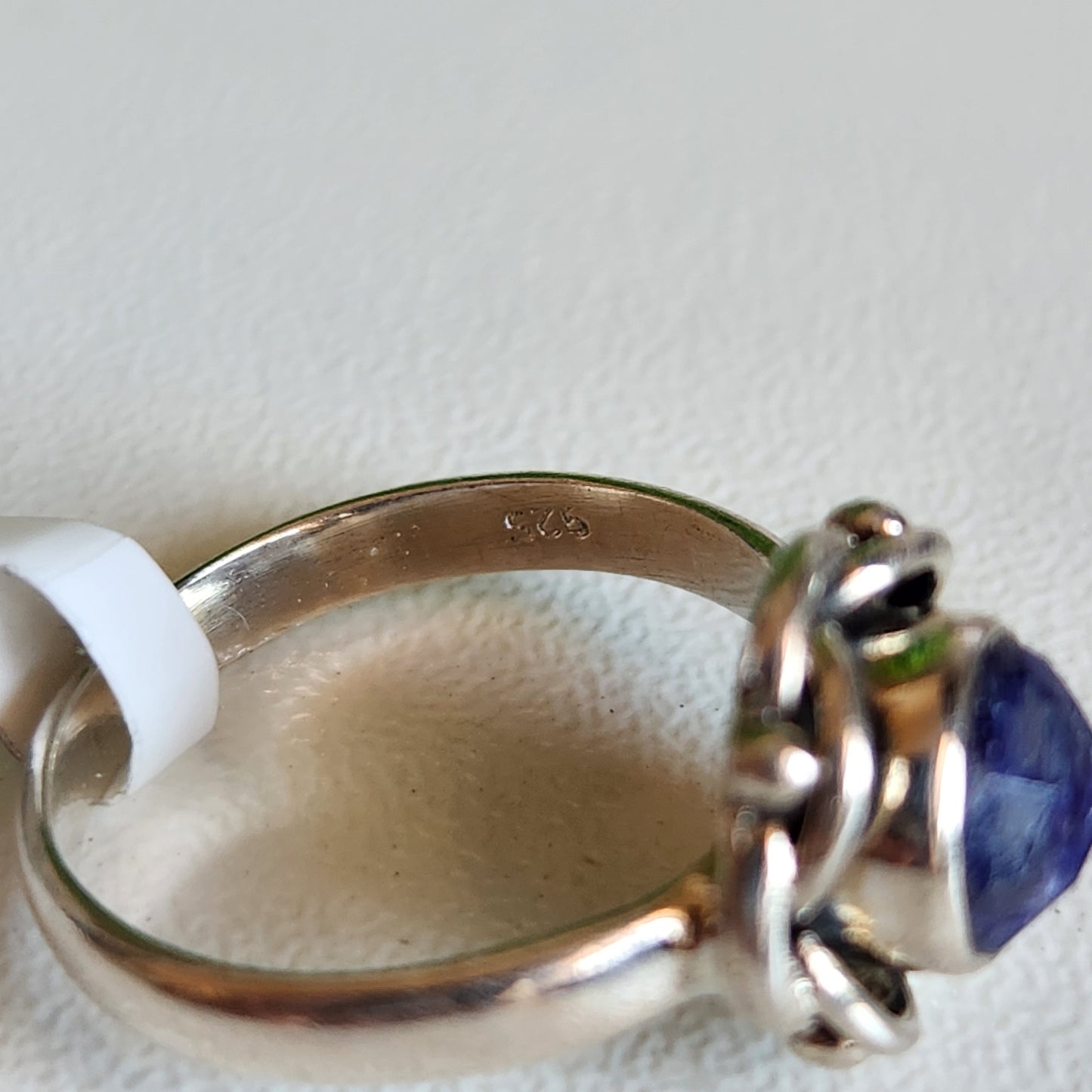 925 Sterling Silver Sapphire Ring