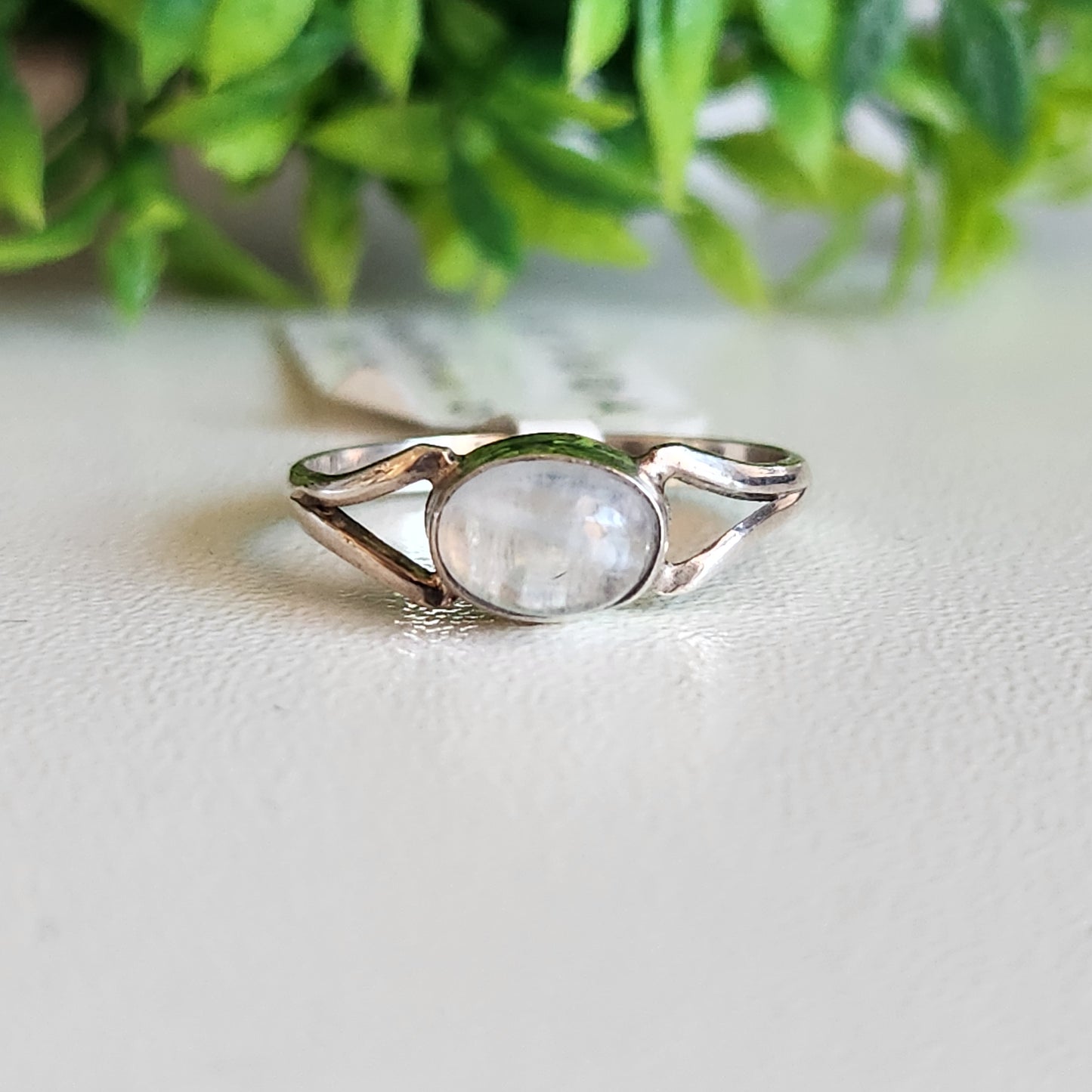 925 Sterling Silver Moonstone Ring