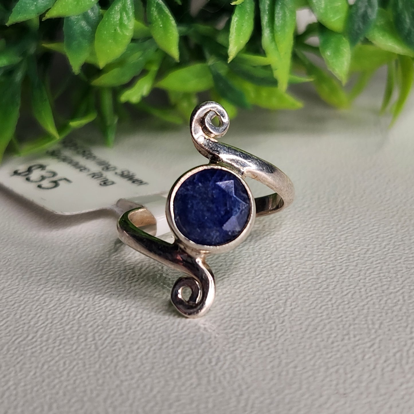 925 Sterling Silver Sapphire Ring