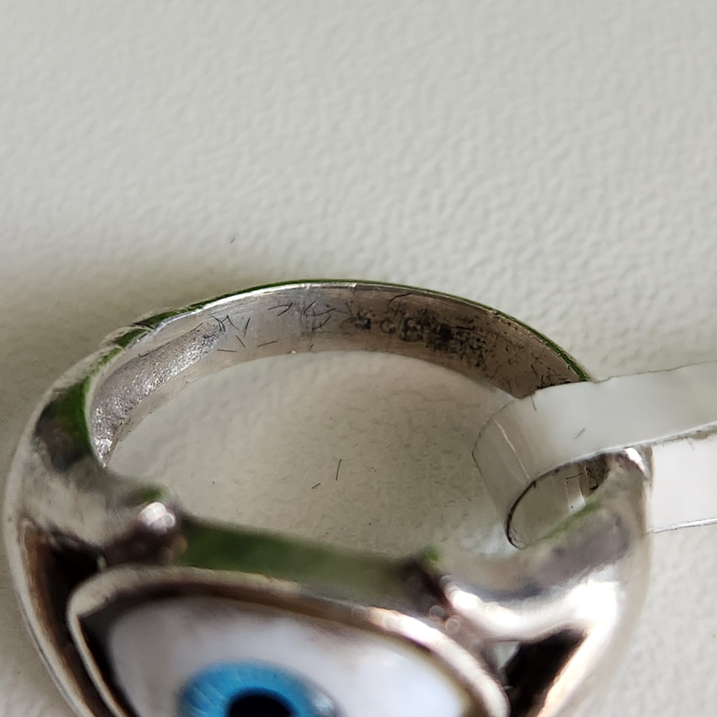 925 Sterling Silver Evil Eye Ring