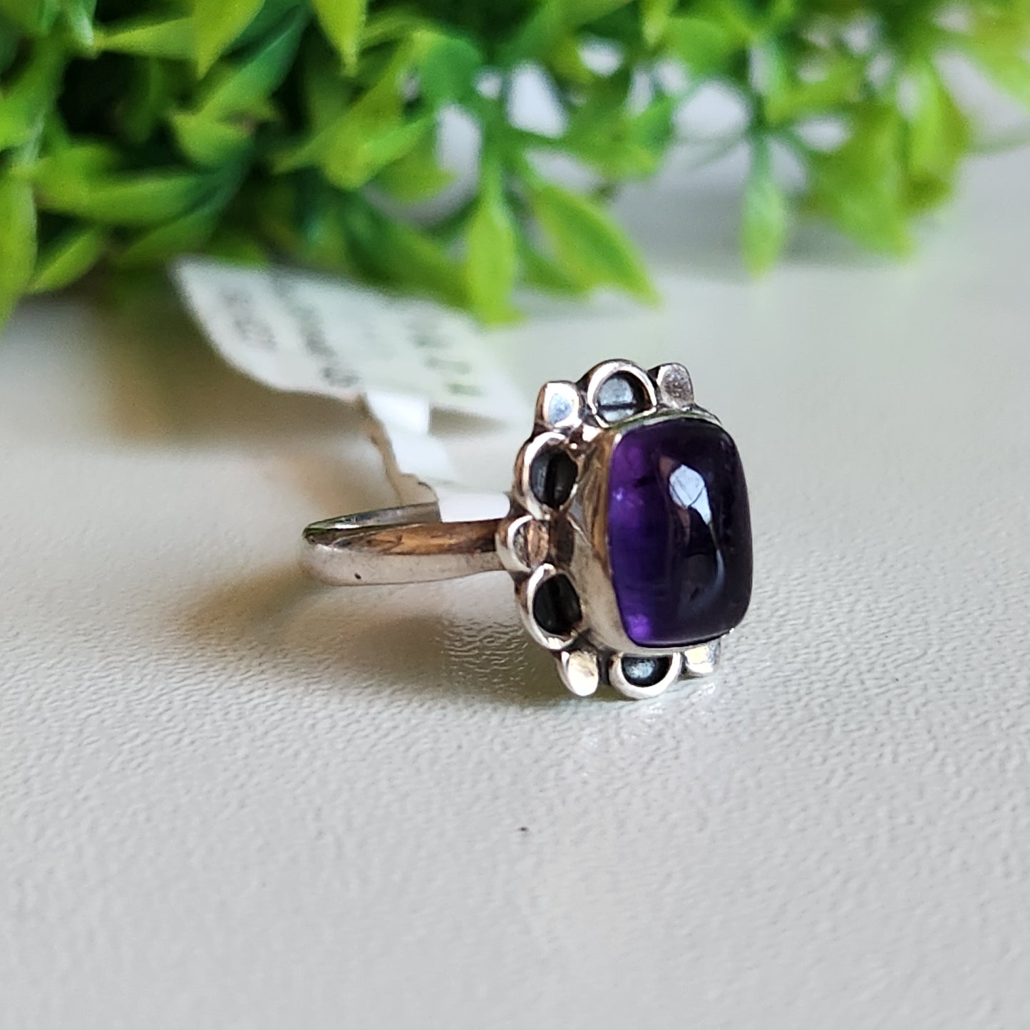 925 Sterling Silver Amethyst Ring