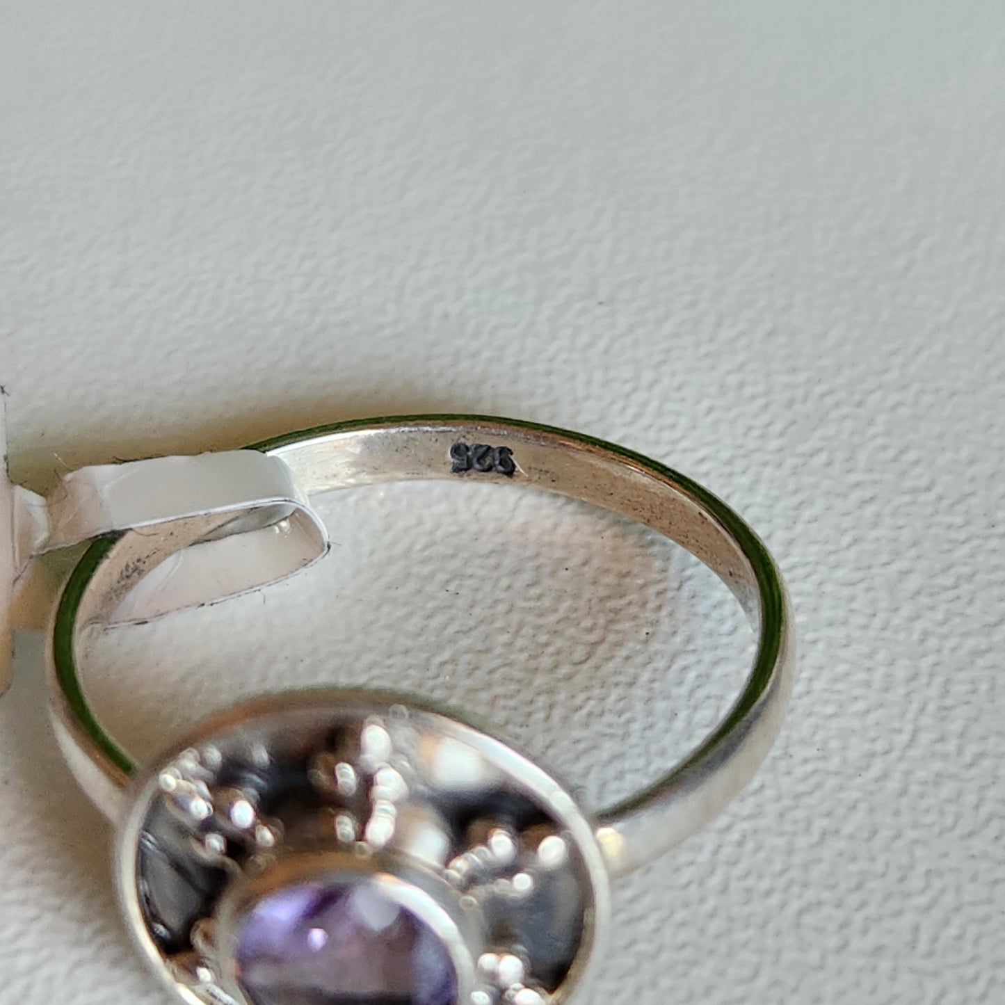 925 Sterling Silver Amethyst Ring