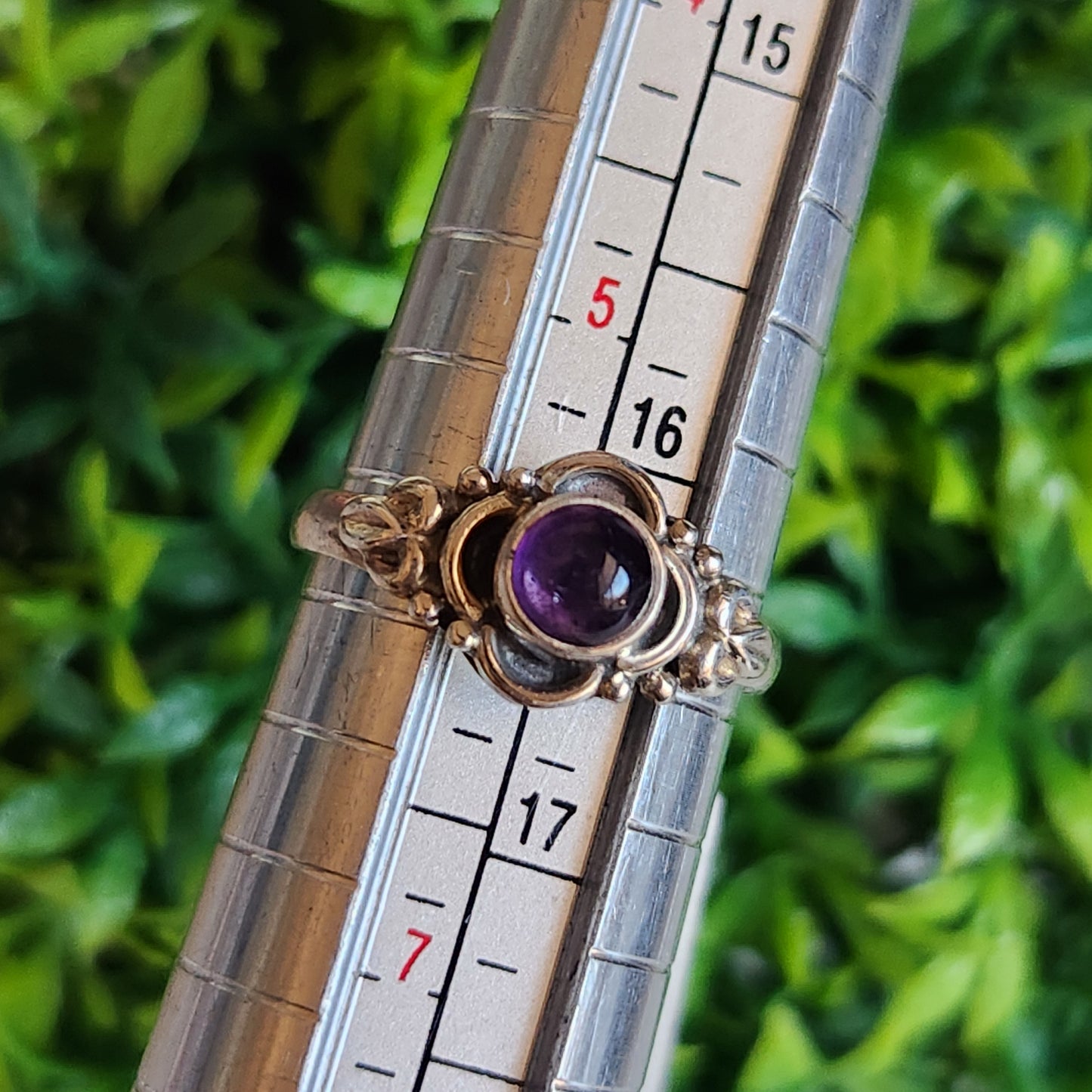 925 Sterling Silver Amethyst Ring