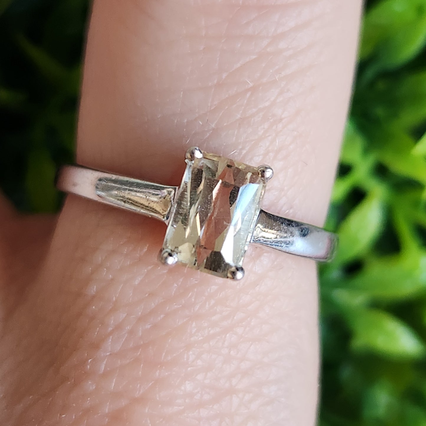 925 Sterling Silver Citrine Ring