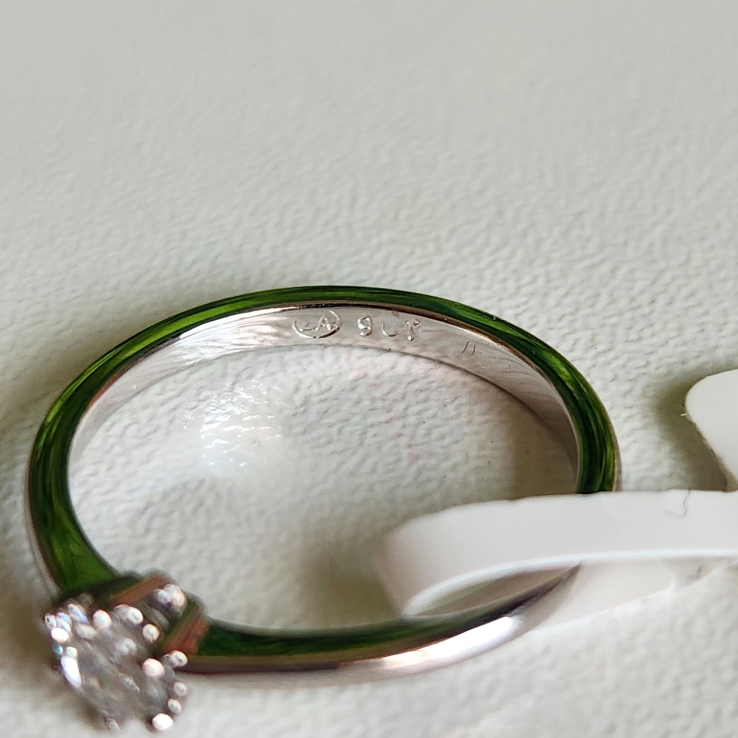 9kt White Gold and Diamond 0.22ct J I3 Ring