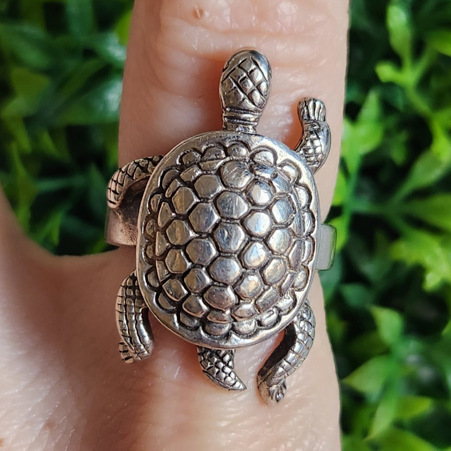 925 Sterling Silver Turtle Ring