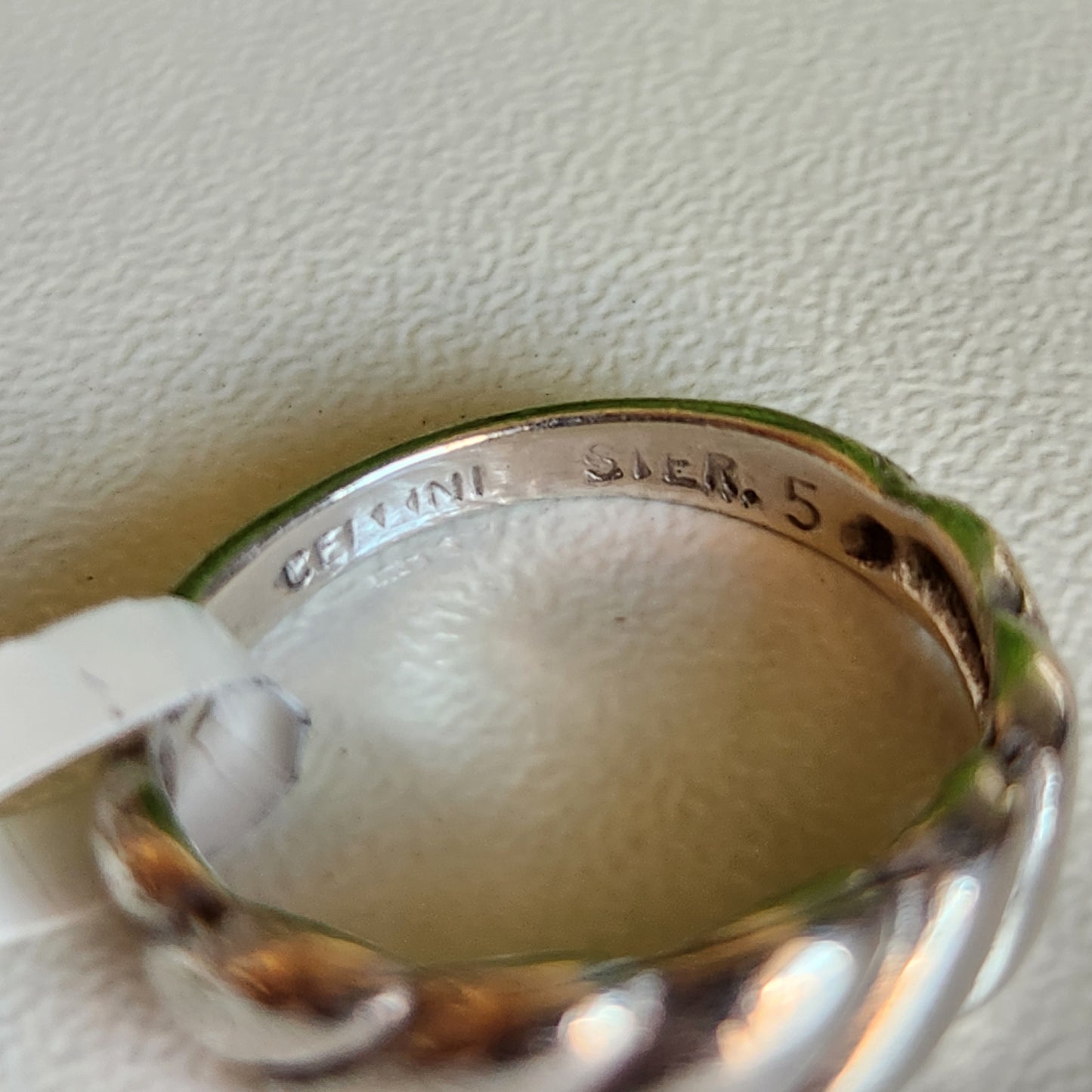 925 Sterling Silver Scalloped Ring