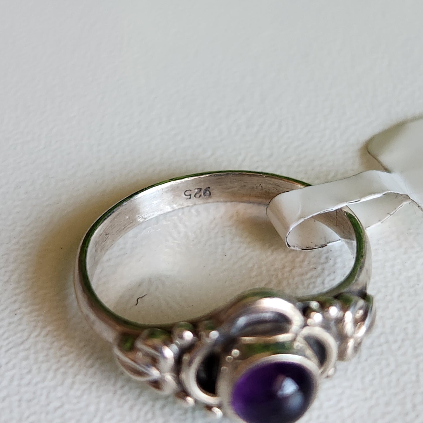 925 Sterling Silver Amethyst Ring