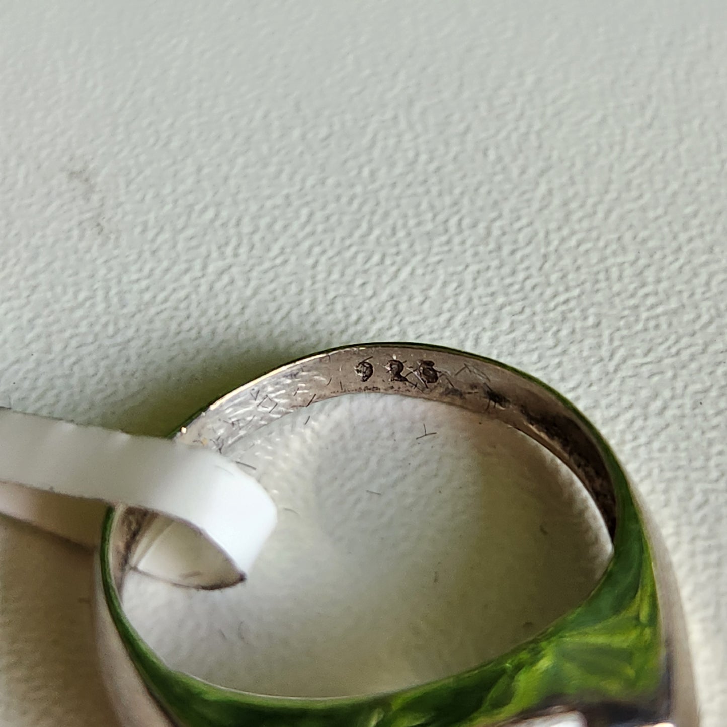 925 Sterling Silver CZ Princess Tension Ring