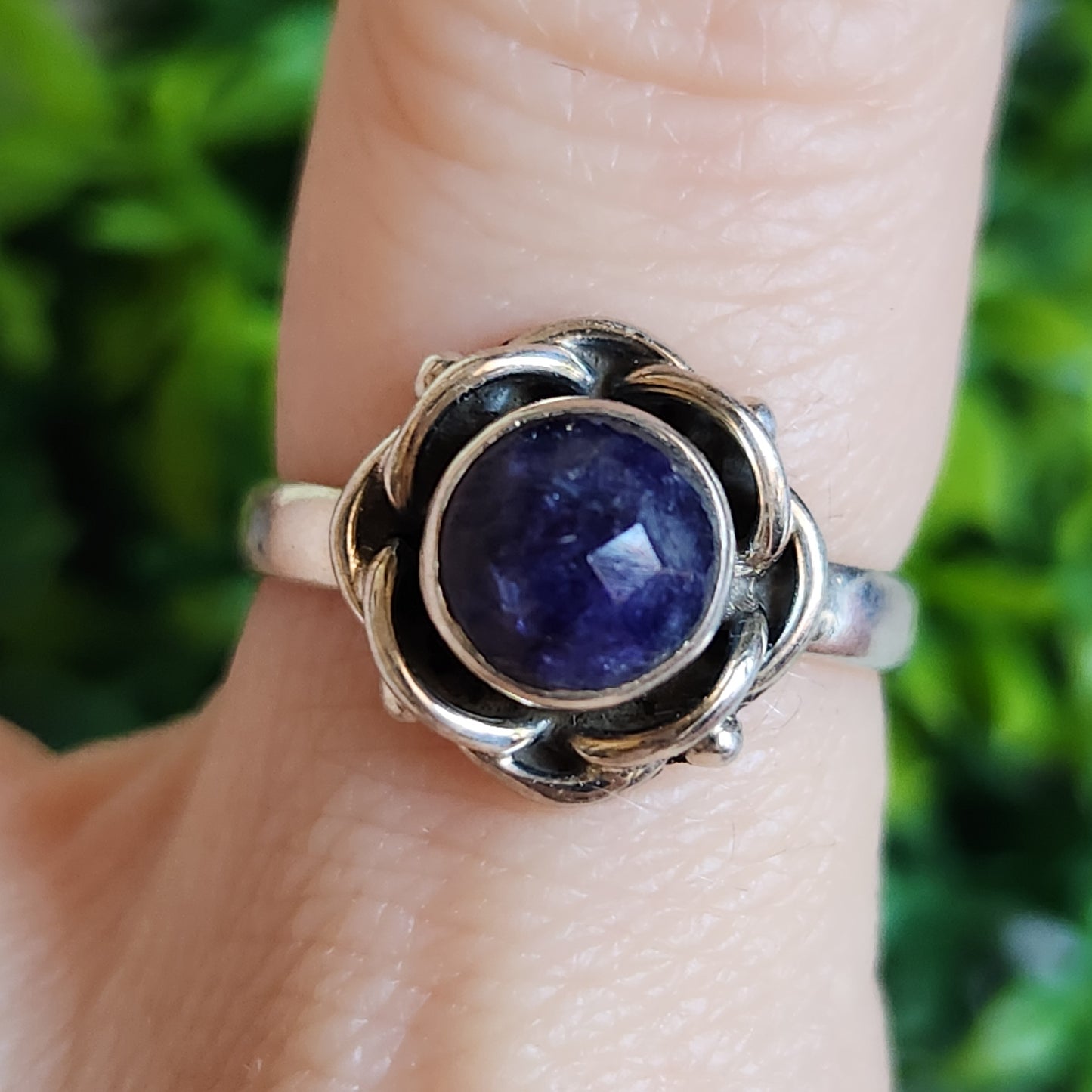 925 Sterling Silver Sapphire Ring