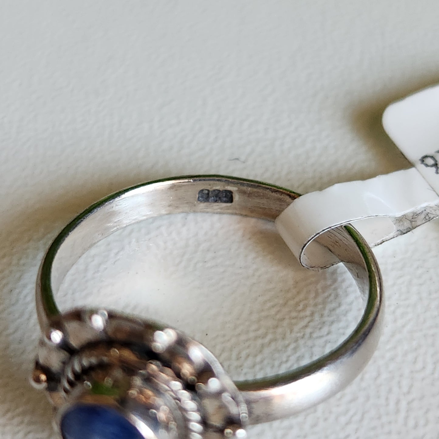 925 Sterling Silver Sapphire Ring